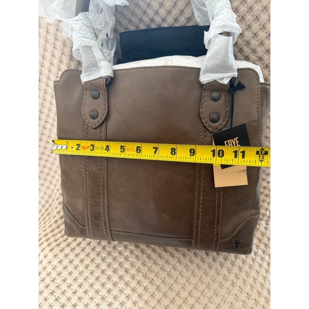 Frye Melissa Tota Bag Genuine Leather New With Duster Bag Brown Leather - Picture 5 of 11